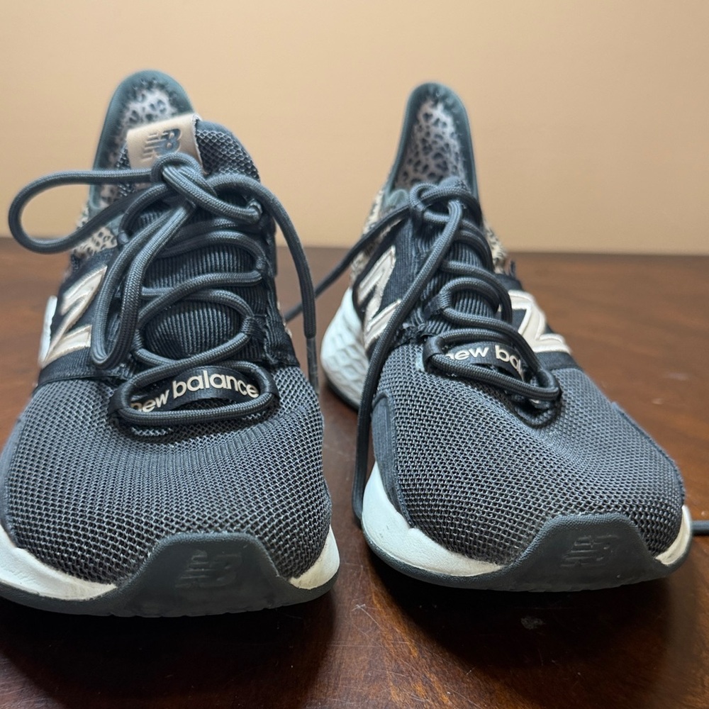 New Balance Charcoal and‎ White Sneakers